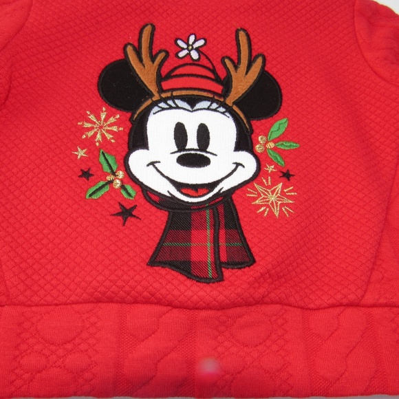 Disney Store Minnie Mouse Holiday Reindeer Sweater - Picture 2 of 7